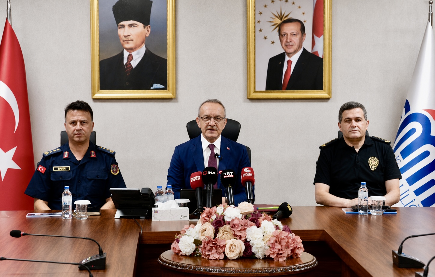 Malatya Valisi Seddar Yavuz, yılın ilk 5 aylık asayiş verilerini
