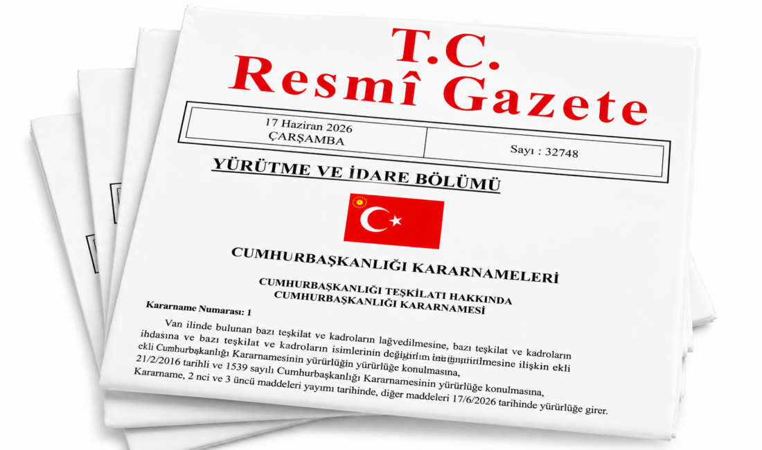 Cumhurbaşkanı Recep Tayyip Erdoğan’ın imzasıyla Resmi Gazete’de yayımlanan 2026/148 sayılı