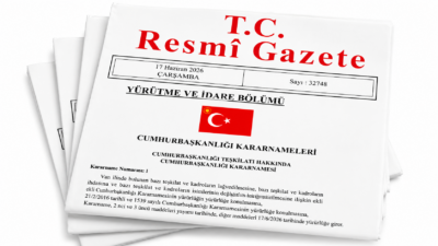 Cumhurbaşkanı Recep Tayyip Erdoğan’ın imzasıyla Resmi Gazete’de yayımlanan 2026/148 sayılı