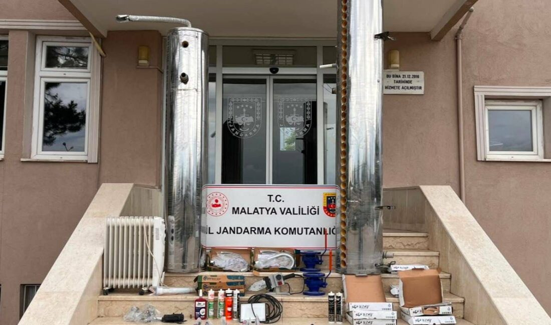 Malatya’nın Yeşilyurt ilçesinde bir şantiye alanında meydana gelen hırsızlık olayları