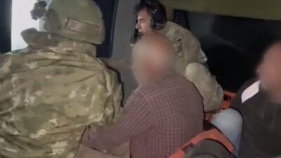 Malatya’nın Doğanşehir ilçesi kırsalında sarp ve ulaşılması güç arazide mahsur