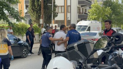Malatya’nın Yeşilyurt ilçesinde bir dönüşüm inşaatında işçi ile müteahhit arasında