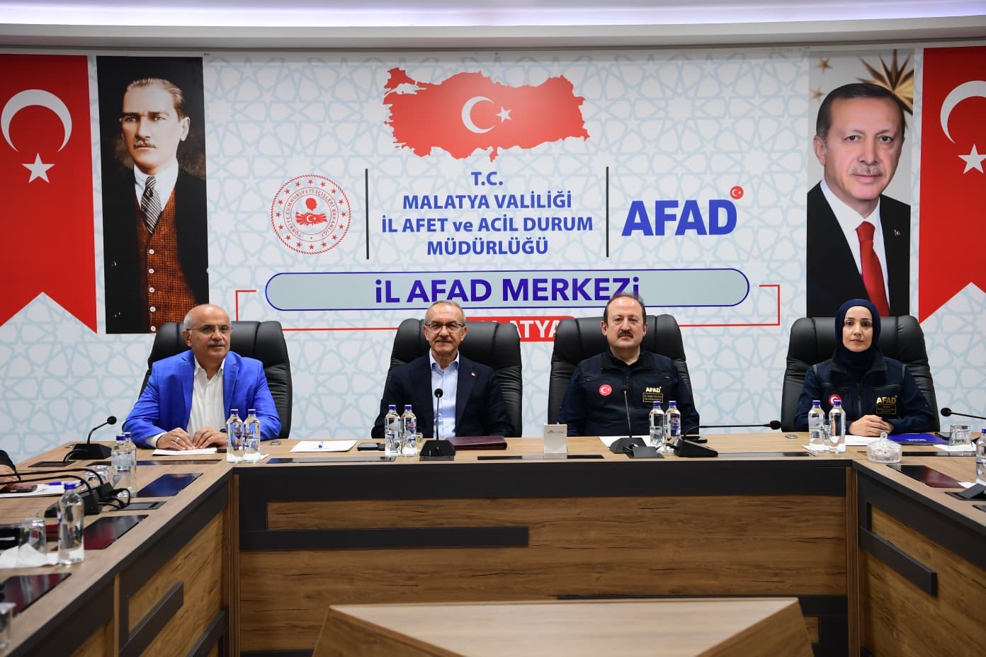 AFAD Başkanı Ali Hamza Pehlivan’ın katılımıyla Malatya’da düzenlenen Değerlendirme ve
