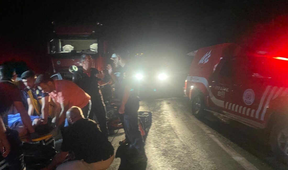 Malatya’nın Arguvan ilçesinde tır ile otomobilin kafa kafaya çarpıştığı kazada