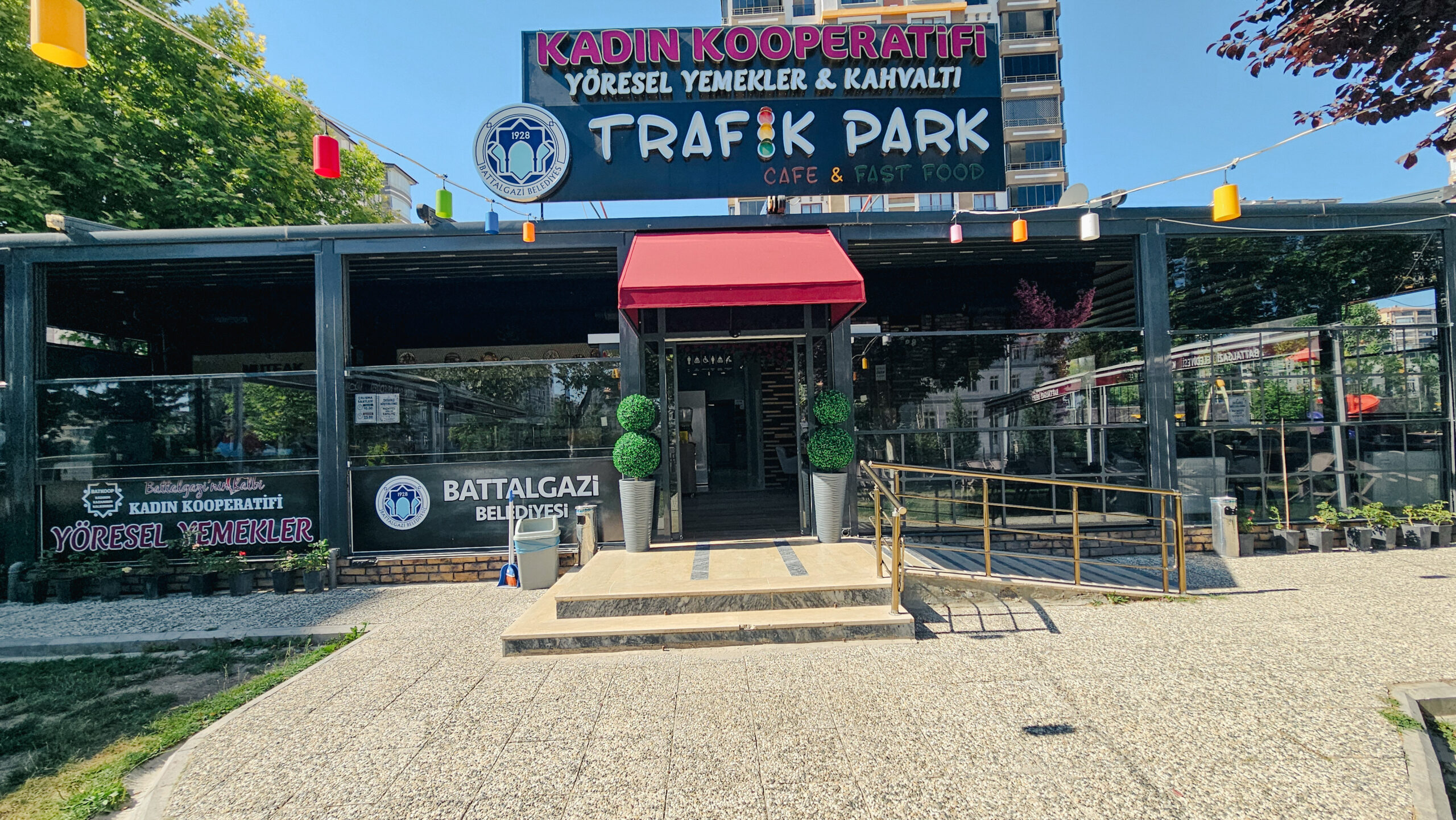 Battalgazi Belediyesi Kadın Kooperatifi, Tandoğan Mahallesi’ndeki Trafik Park Sosyal Tesisleri’nde