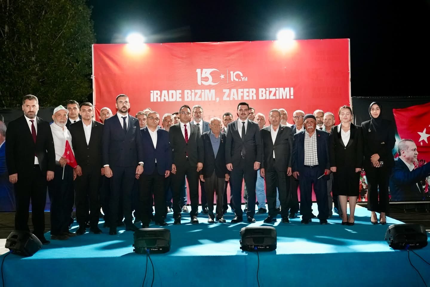 Darende’de 15 Temmuz Demokrasi ve Millî Birlik Günü dolayısıyla düzenlenen