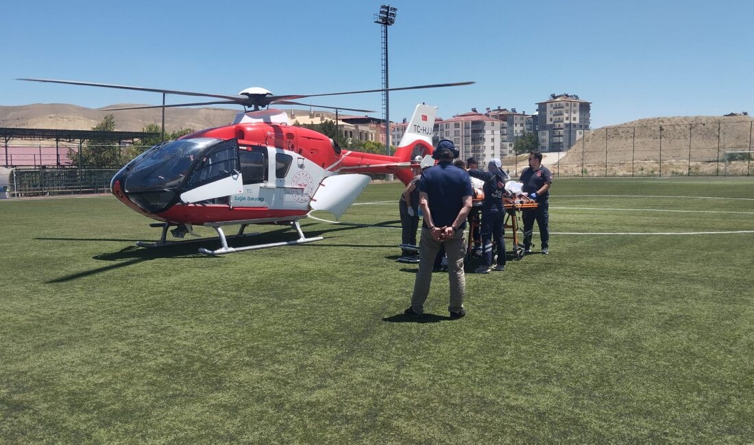 Darende ilçesinde iş kazası geçiren 28 yaşındaki kadın, parmağının kopması