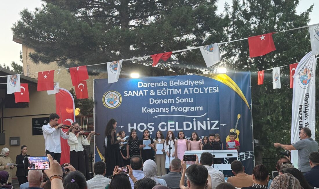 Darende Belediyesi Sanat ve Eğitim Atölyesi’nin dönem sonu programında tarihi