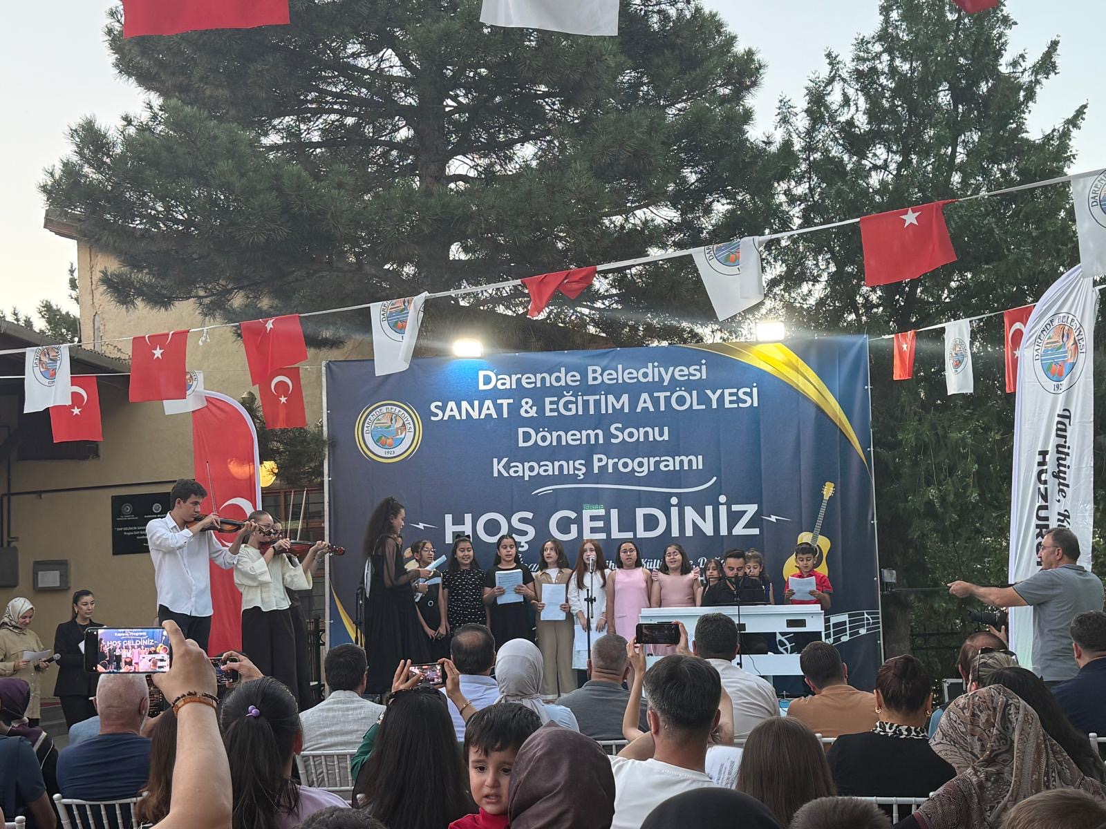 Darende Belediyesi Sanat ve Eğitim Atölyesi’nin dönem sonu programında tarihi