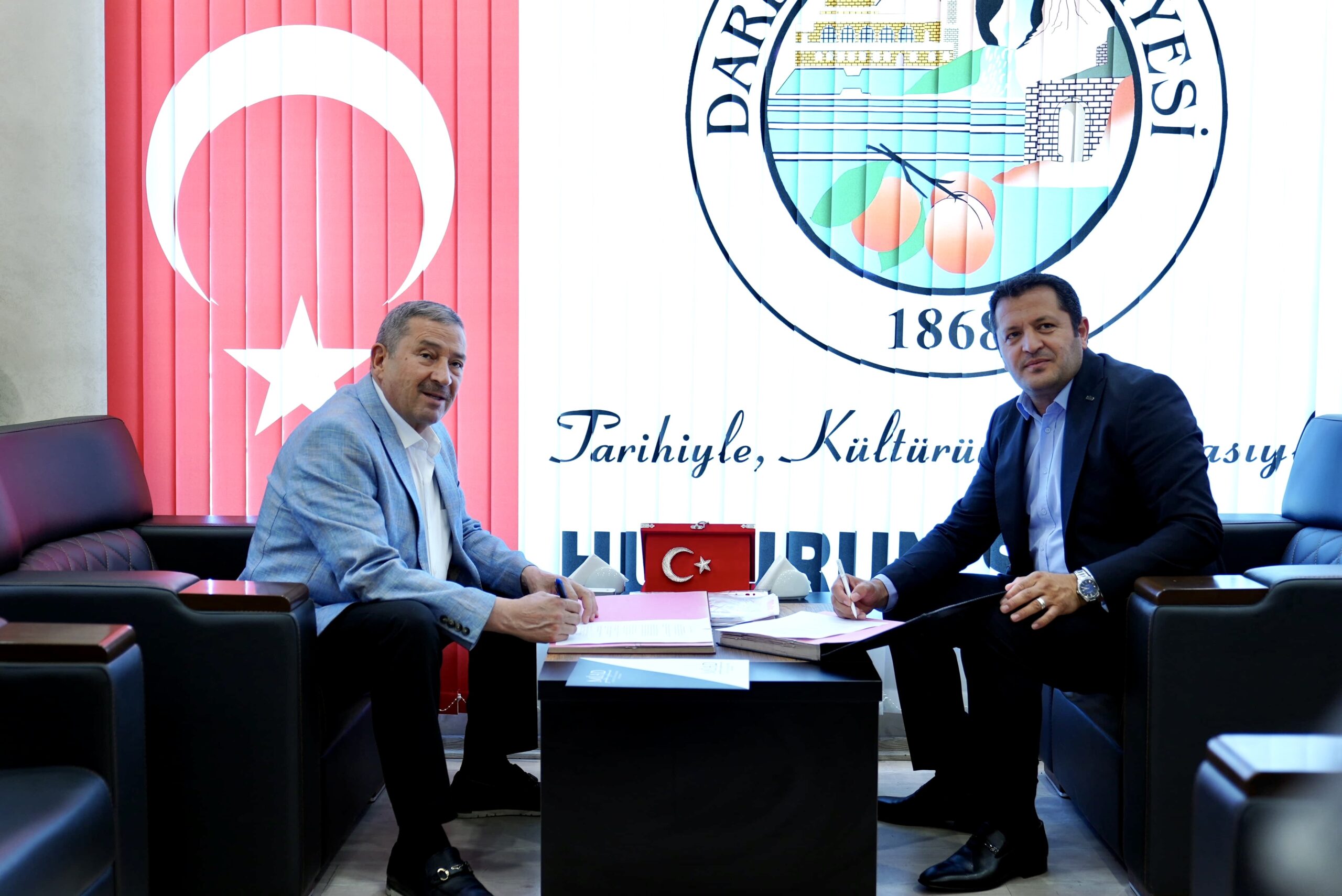 AB Destekli Proje İçin, Darende Belediye Başkanı Alican Bozkurt ve