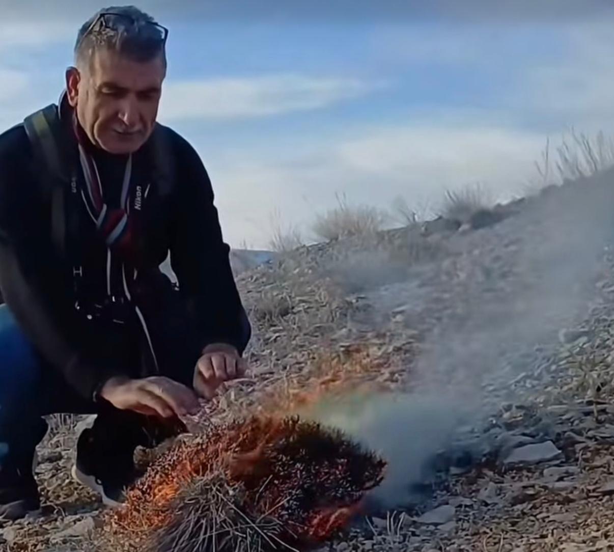 Darende’de doğa fotoğrafı çekmek için evden ayrılan “Yörem Darende” sayfasının