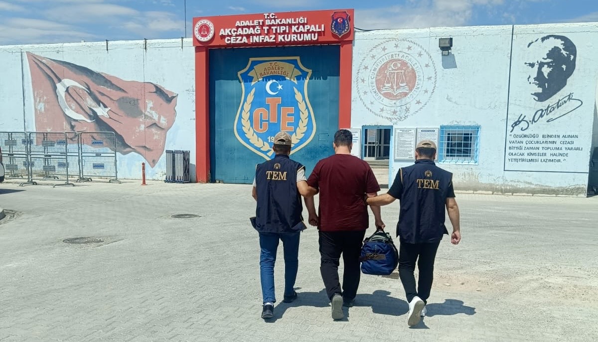 Malatya’da FETÖ/PDY terör örgütüne yönelik yürütülen çalışmalarda, haklarında kesinleşmiş hapis