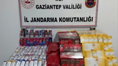 Gaziantep’te jandarma ekiplerinin gerçekleştirdiği operasyonda kaçakçılık faaliyeti yürüttüğü belirlenen 3