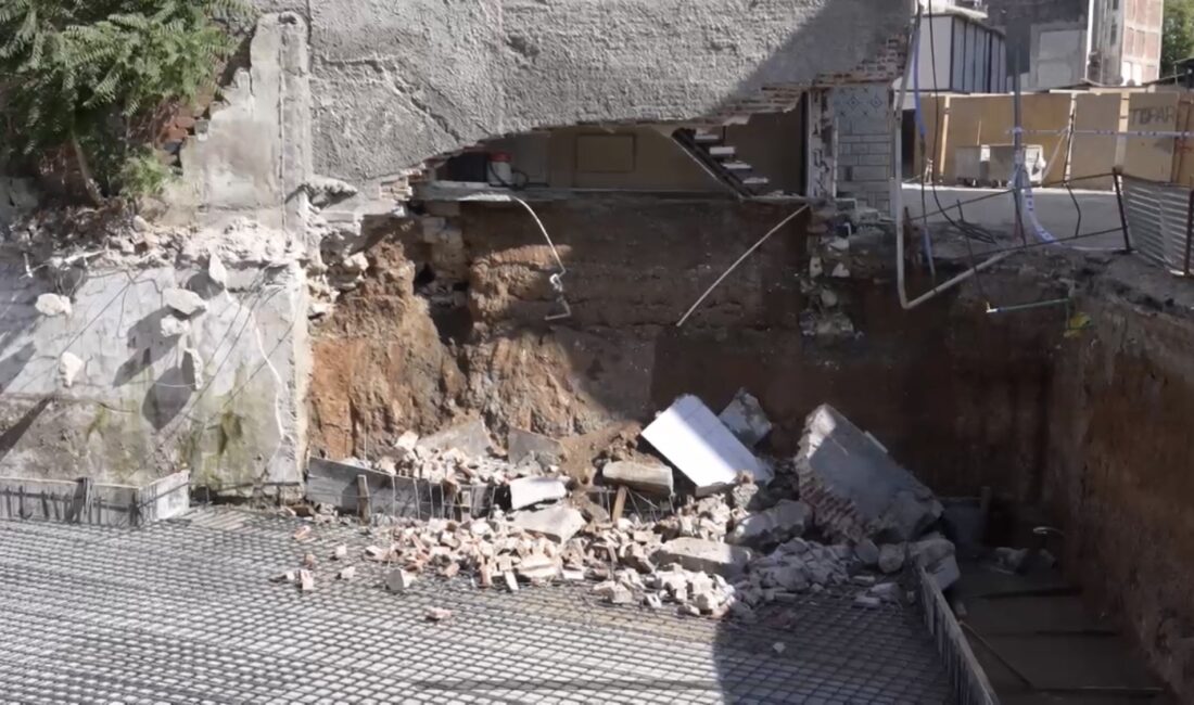 Malatya’da 3 gün önce temel kazısı sırasında meydana gelen toprak