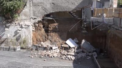 Malatya’da 3 gün önce temel kazısı sırasında meydana gelen toprak