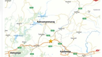 AFAD verilerine göre, Kahramanmaraş’ın Pazarcık ilçesinde 4.2 büyüklüğünde deprem meydana
