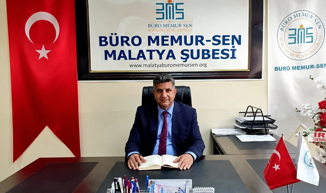 Büro Memur-Sen Malatya Şube Başkanı Mehmet Kahraman, Temmuz ayında yapılacak