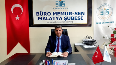 Büro Memur-Sen Malatya Şube Başkanı Mehmet Kahraman, Temmuz ayında yapılacak