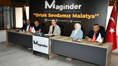 Malatya Girişimci İş İnsanları Derneği (MAGİNDER), düzenlenen programda derneğe yeni