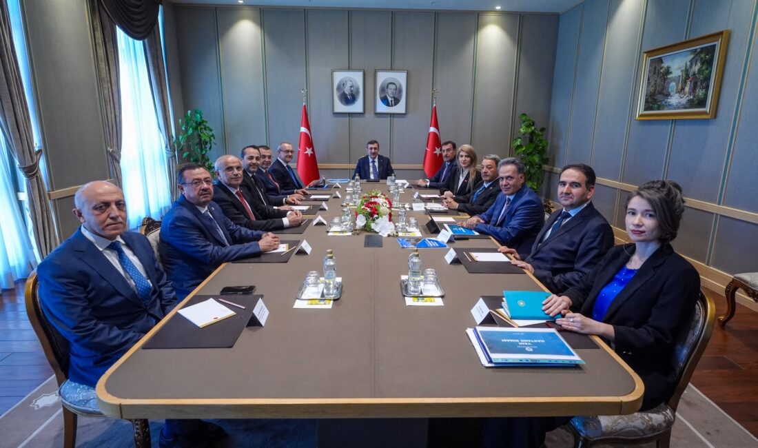 Cumhurbaşkanı Yardımcısı Cevdet Yılmaz, Malatya heyetini kabul etti. Görüşmede deprem