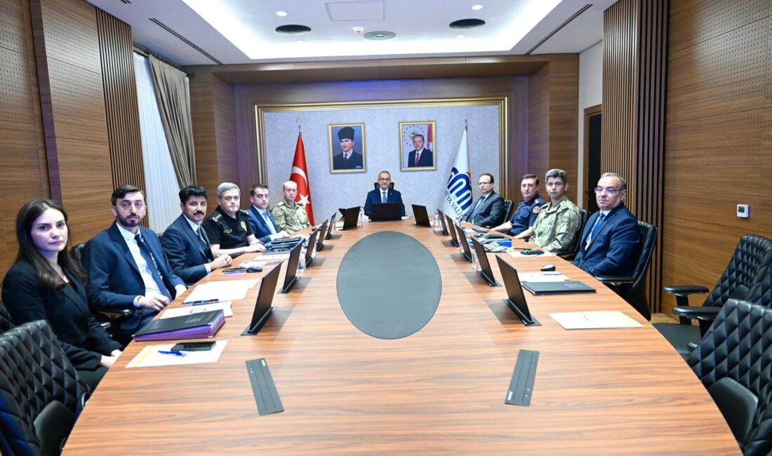 Malatya Valisi Seddar Yavuz başkanlığında gerçekleştirilen Güvenlik, Asayiş ve Koordinasyon