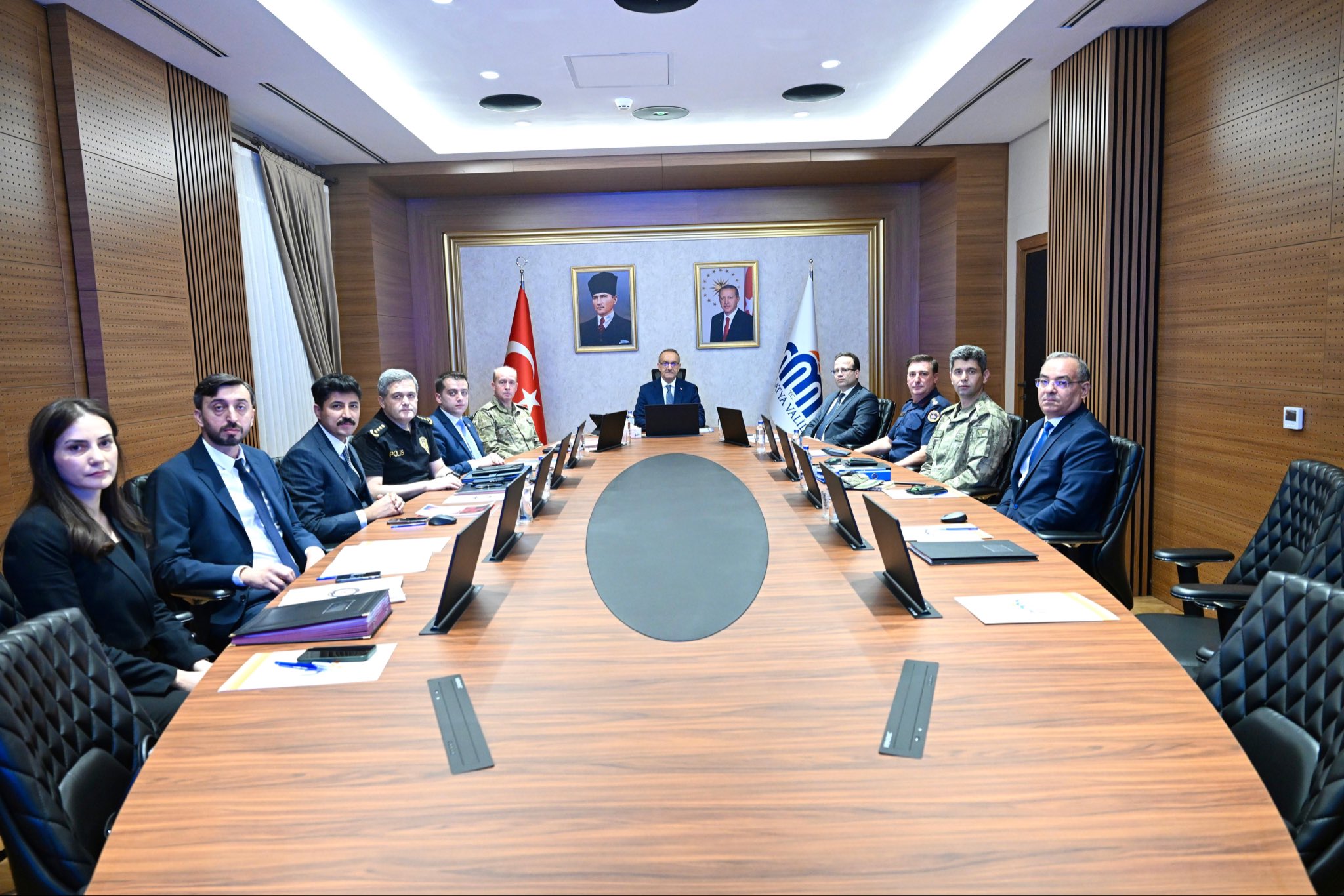 Malatya Valisi Seddar Yavuz başkanlığında gerçekleştirilen Güvenlik, Asayiş ve Koordinasyon