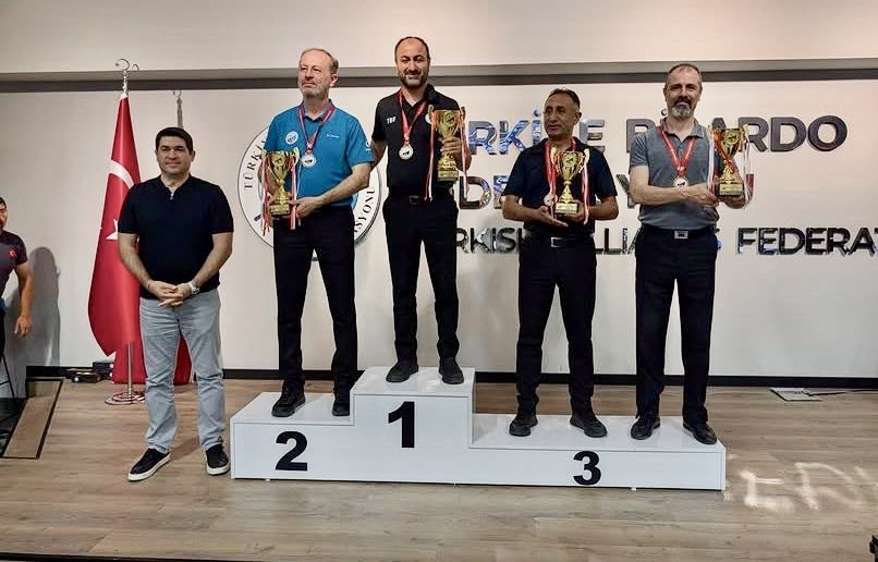 Ankara’da düzenlenen Türkiye 3 Bant Bilardo C Kategorisi 1. Etap