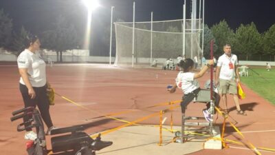 Malatyalı milli sporcu adayı Melike Beril Alçık, Diyarbakır’da düzenlenen Para