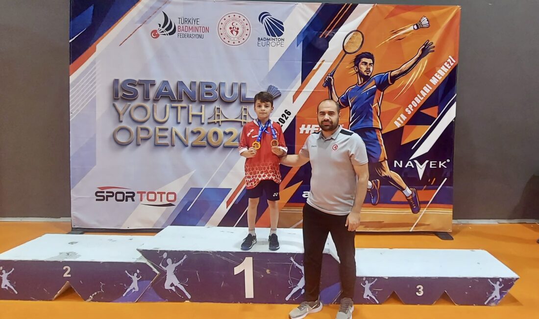 Malatyalı milli badmintoncu Kerem Eren Çelik, Istanbul Youth Open 2026