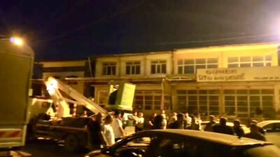 Malatya Küçük Sanayi Sitesi’nde elektriklerin kesileceği iddiası üzerine çok sayıda